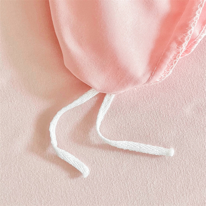 91家纺网 家纺一手货源 找家纺 庭笙 2025新款梦幻纱立体玫瑰高定款法式蕾丝边四件套-玫瑰之恋 玫瑰之恋浅粉