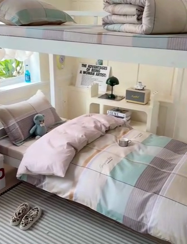 91家纺网 家纺一手货源 找家纺 依庭 2025新款全棉印花学生三件套宿舍三件套全棉三件套纯棉三件套 阳光沙漠