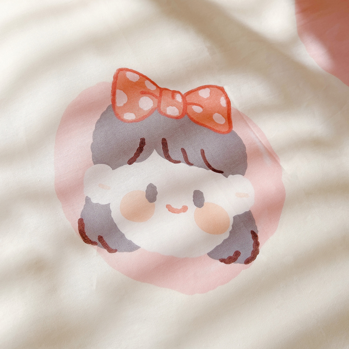 91家纺网 家纺一手货源 找家纺 依庭 2025新款全棉印花学生三件套宿舍三件套全棉三件套纯棉三件套 粉桃公主