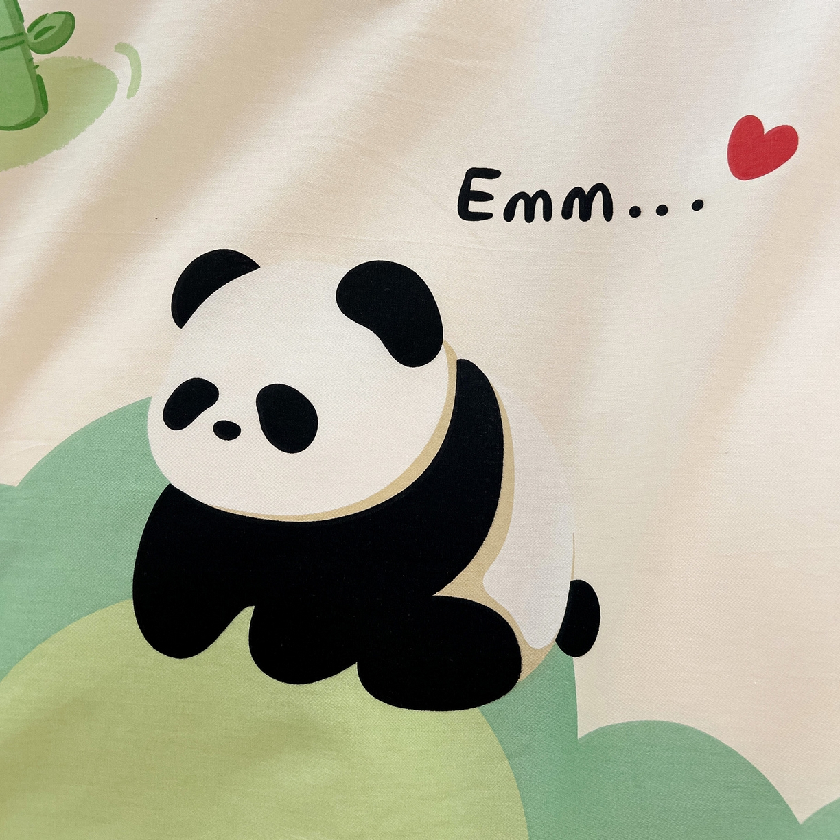 91家纺网 家纺一手货源 找家纺 依庭 2025新款全棉印花学生三件套宿舍三件套全棉三件套纯棉三件套 熊猫乐园