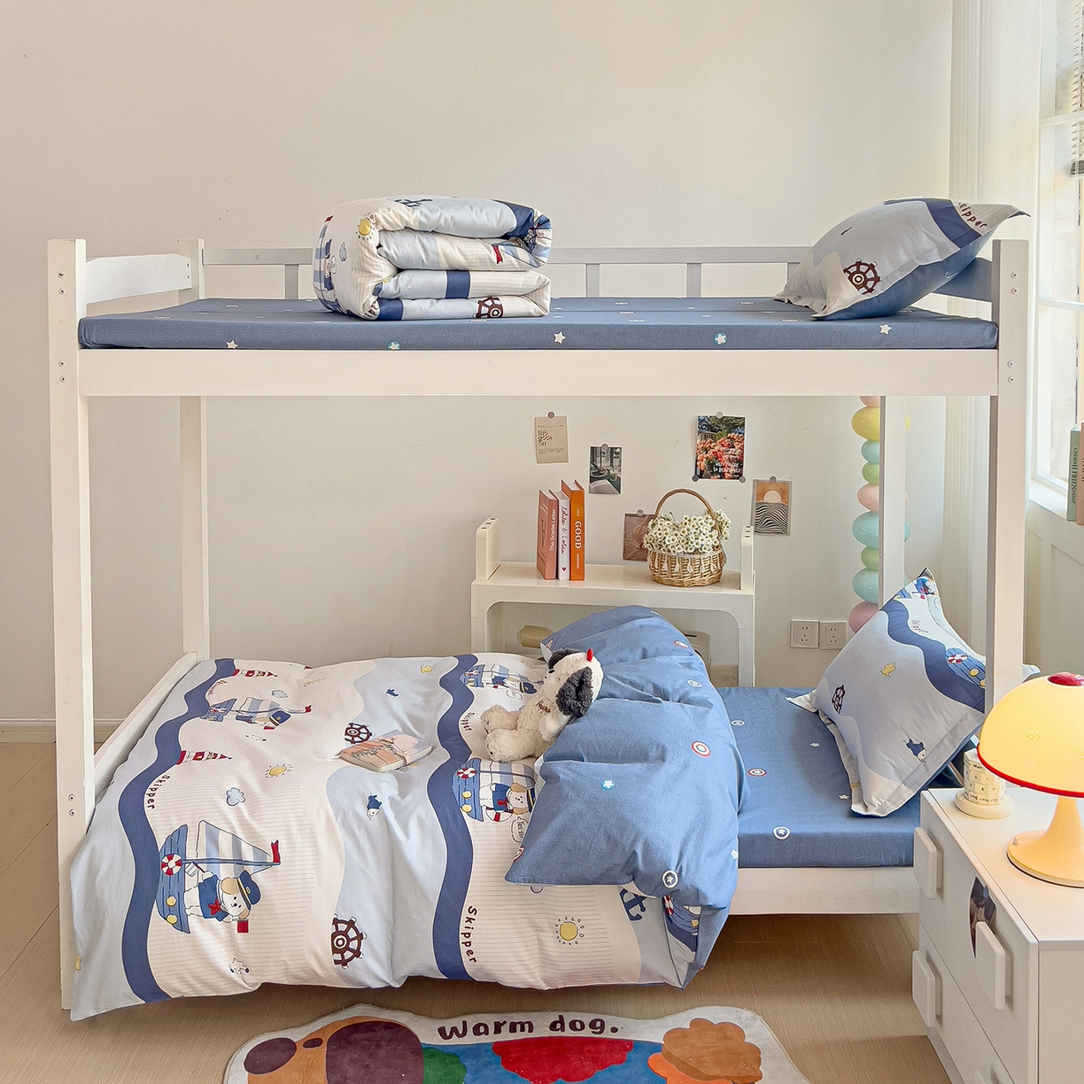 91家纺网 家纺一手货源 找家纺 依庭 2025新款全棉印花学生三件套宿舍三件套全棉三件套纯棉三件套 星夜号