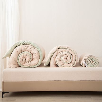 翰轩家居 2025新款多规格全棉A类色织水洗棉活套可拆洗四季款大豆被 布兰卡