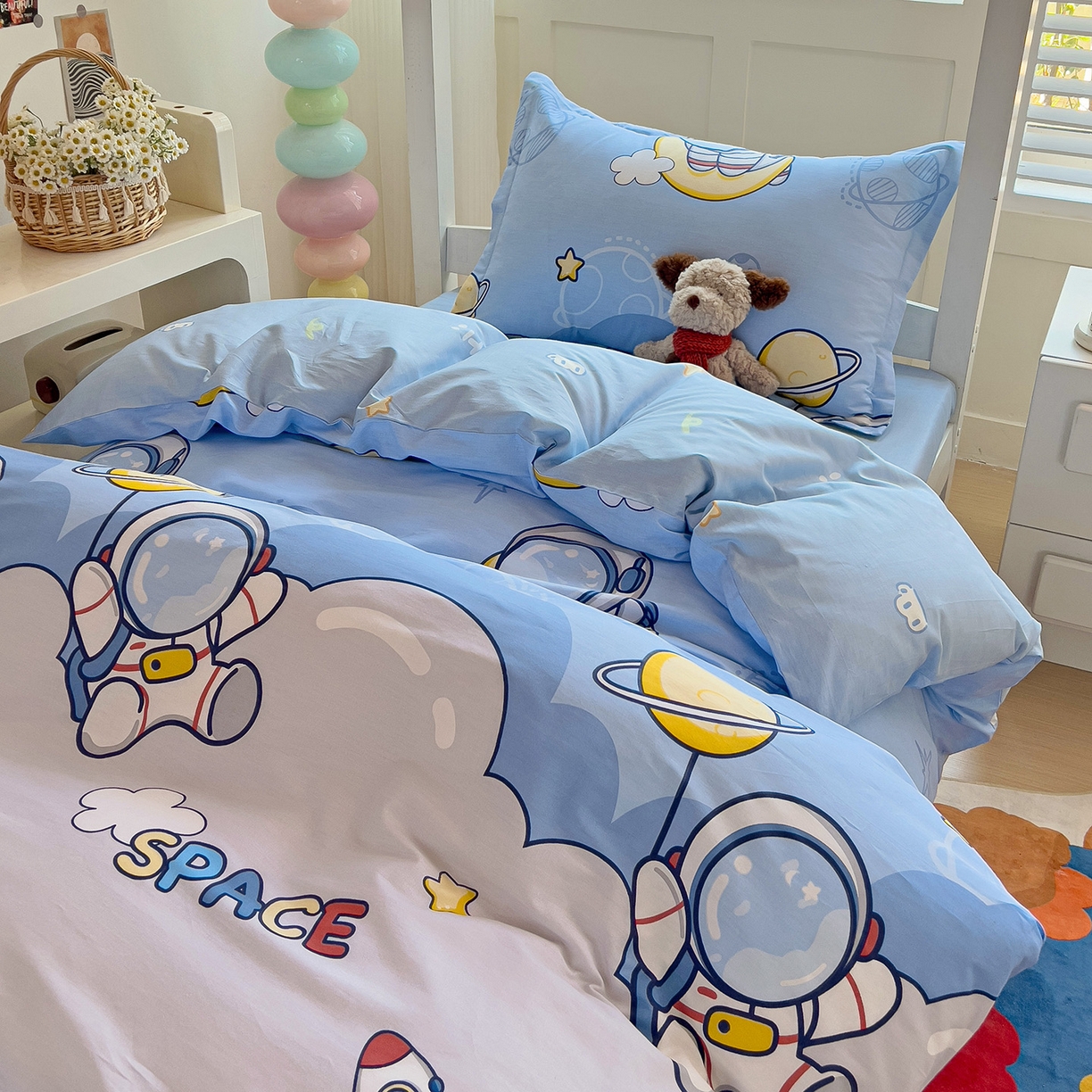 91家纺网 家纺一手货源 找家纺 依庭 2025新款全棉印花学生三件套宿舍三件套全棉三件套纯棉三件套 探索星球