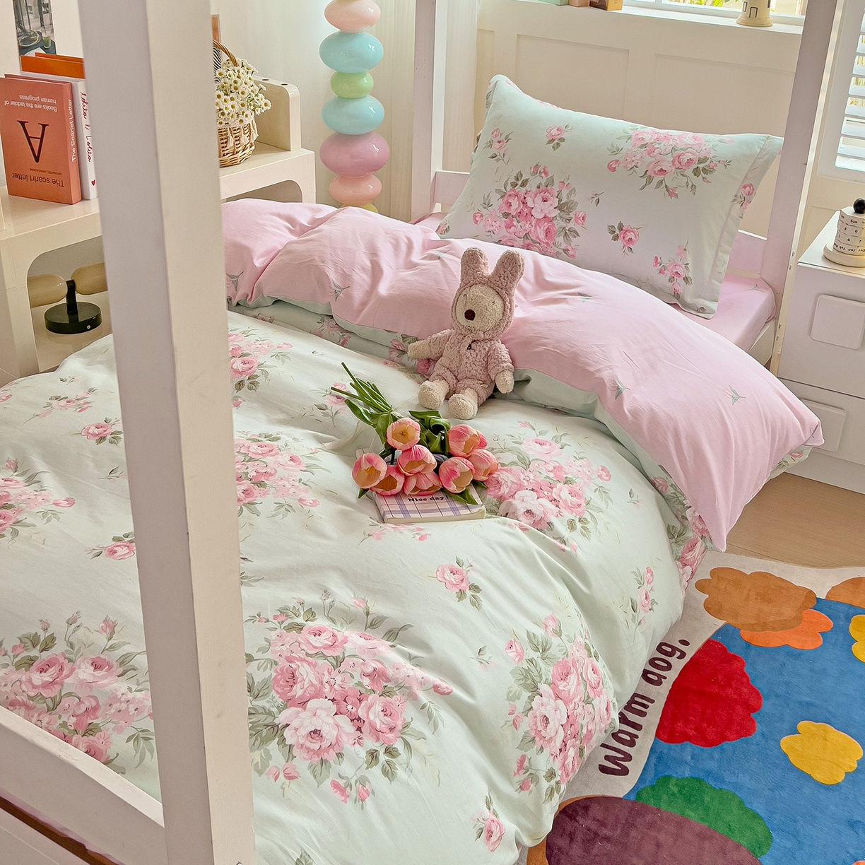 91家纺网 家纺一手货源 找家纺 依庭 2025新款全棉印花学生三件套宿舍三件套全棉三件套纯棉三件套 罗微