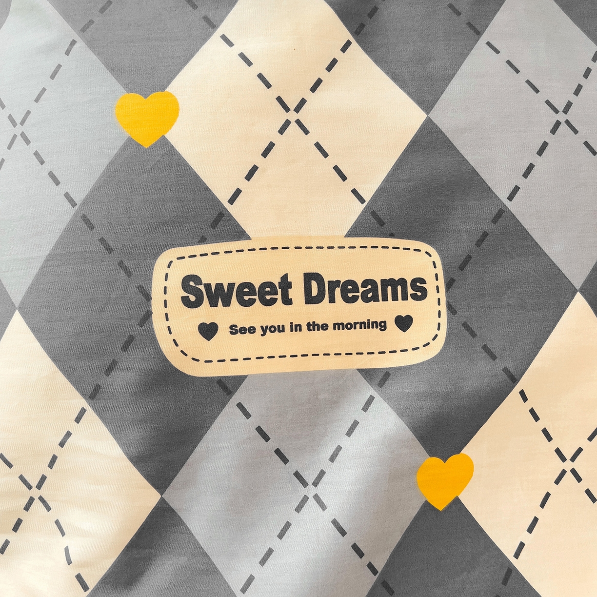 91家纺网 家纺一手货源 找家纺 依庭 2025新款全棉印花学生三件套宿舍三件套全棉三件套纯棉三件套 格韵空间