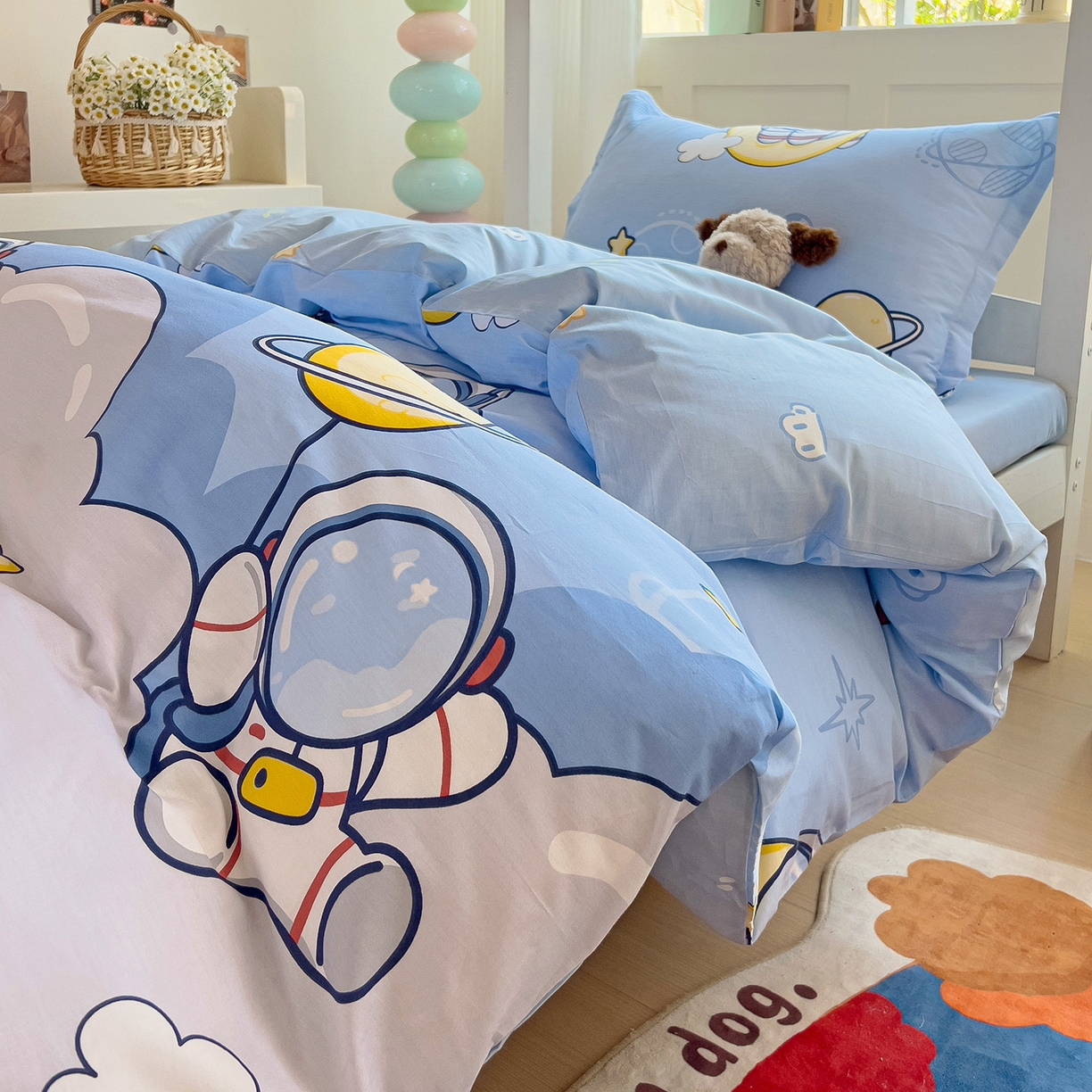 91家纺网 家纺一手货源 找家纺 依庭 2025新款全棉印花学生三件套宿舍三件套全棉三件套纯棉三件套 探索星球