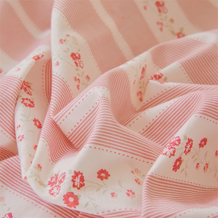 91家纺网 家纺一手货源 找家纺 缦彩 2025新款韩版A类全棉公主风纯棉夹棉床裙 多丽粉