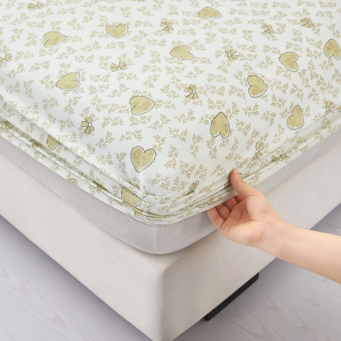 91家纺网 家纺一手货源 找家纺 （总）云玲时尚 2025春夏新款针织棉双层纱单床笠床笠单件