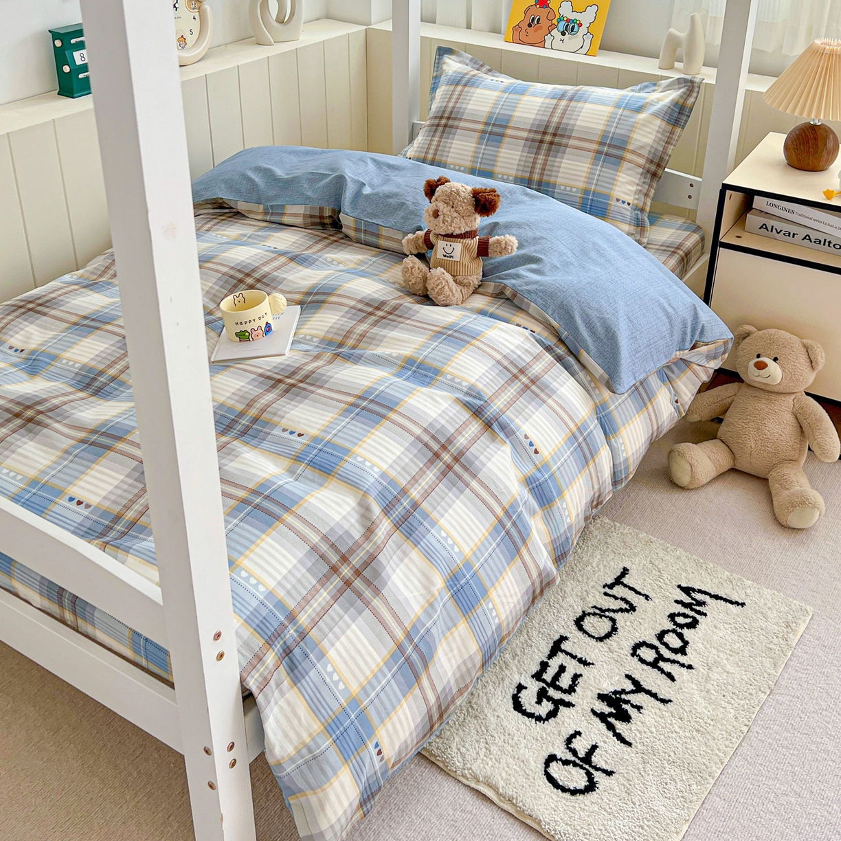 91家纺网 家纺一手货源 找家纺 （总）春雨家居 2025新款学生季全棉三件套（预留缩水）