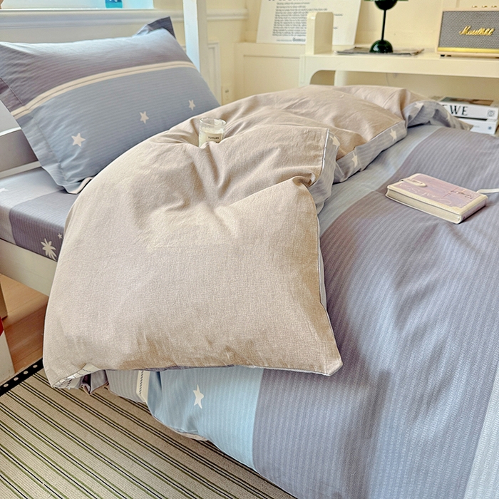 91家纺网 家纺一手货源 找家纺 （总）依庭 2025新款全棉印花学生三件套宿舍三件套全棉三件套纯棉三件套