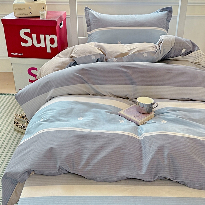 91家纺网 家纺一手货源 找家纺 （总）依庭 2025新款全棉印花学生三件套宿舍三件套全棉三件套纯棉三件套