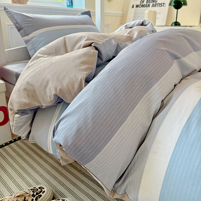 91家纺网 家纺一手货源 找家纺 （总）依庭 2025新款全棉印花学生三件套宿舍三件套全棉三件套纯棉三件套