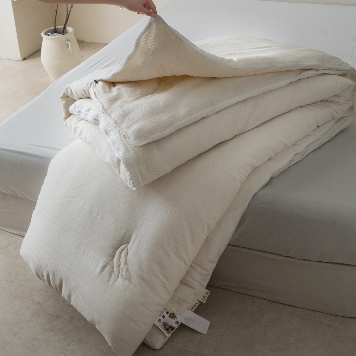 91家纺网 家纺一手货源 找家纺 （总）久典家居2025新款A类原棉提花大豆被