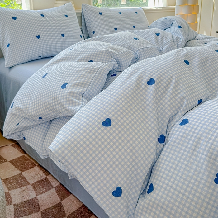 91家纺网 家纺一手货源 找家纺 （总）感遇家纺2025新款全棉双层纱纤柔四件套