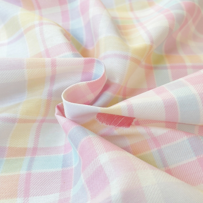 91家纺网 家纺一手货源 找家纺 铭博家纺 新款100%全棉印花学生季宿舍上下铺三件套 加州甜心粉