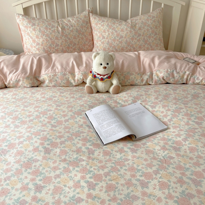 91家纺网 家纺一手货源 找家纺 （总）繁花家居 2025学生季第二波木棉水洗棉四件套三件套跑量款