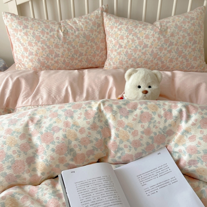 91家纺网 家纺一手货源 找家纺 （总）繁花家居 2025学生季第二波木棉水洗棉四件套三件套跑量款