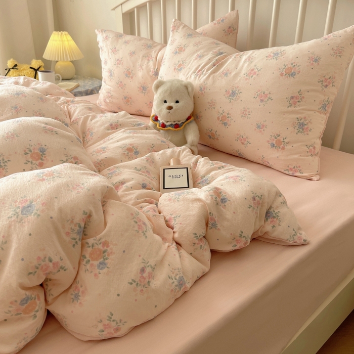 91家纺网 家纺一手货源 找家纺 （总）繁花家居 2025学生季第二波木棉水洗棉四件套三件套跑量款