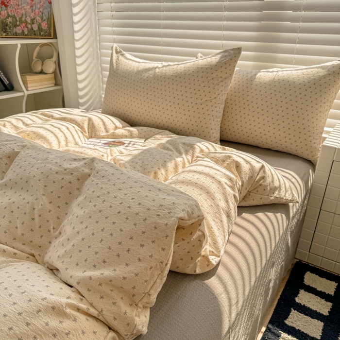 91家纺网 家纺一手货源 找家纺 （总）繁花家居 2025学生季第二波木棉水洗棉四件套三件套跑量款