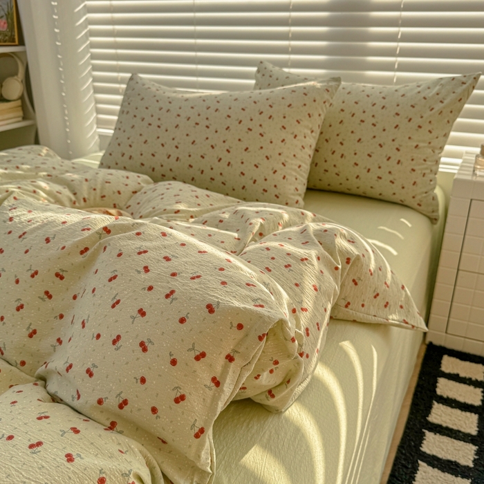 91家纺网 家纺一手货源 找家纺 （总）繁花家居 2025学生季第二波木棉水洗棉四件套三件套跑量款