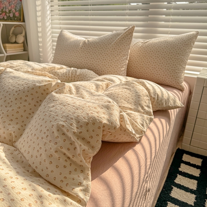 91家纺网 家纺一手货源 找家纺 （总）繁花家居 2025学生季第二波木棉水洗棉四件套三件套跑量款