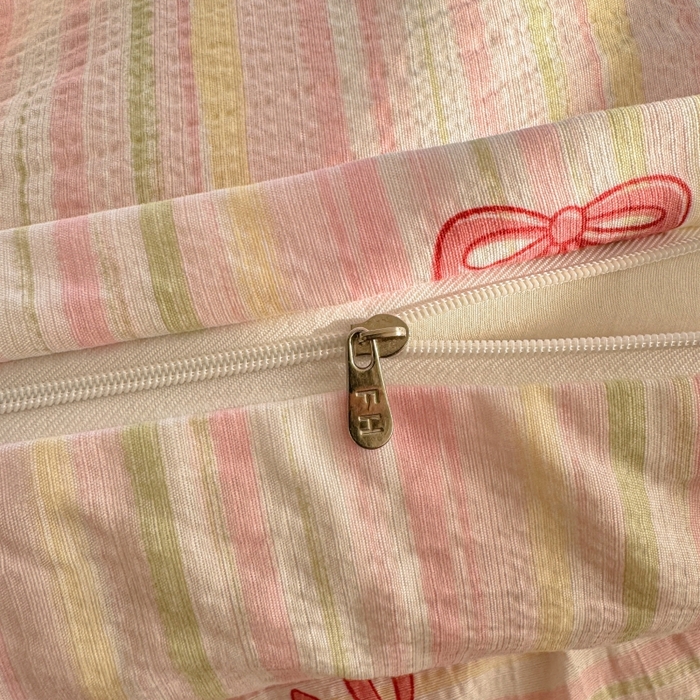 91家纺网 家纺一手货源 找家纺 繁花家居 2025学生季第二波木棉水洗棉四件套三件套跑量款 粉黛佳人