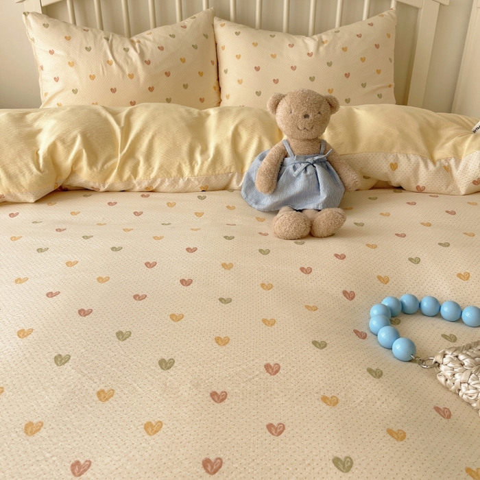 91家纺网 家纺一手货源 找家纺 繁花家居 2025学生季第二波木棉水洗棉四件套三件套跑量款 告白