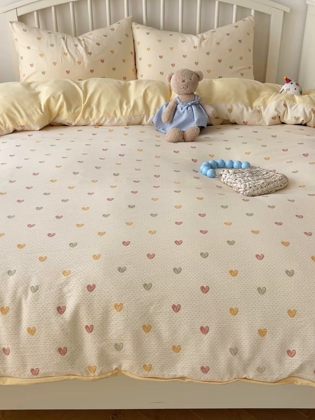 91家纺网 家纺一手货源 找家纺 繁花家居 2025学生季第二波木棉水洗棉四件套三件套跑量款 告白