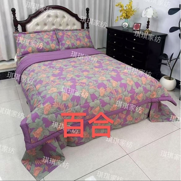 91家纺网 家纺一手货源 找家纺 （总）禧多家纺2025新款双层纱夏被四件套