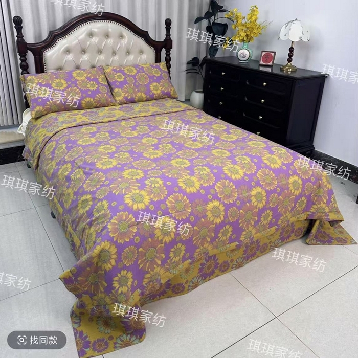 91家纺网 家纺一手货源 找家纺 （总）禧多家纺2025新款双层纱夏被四件套
