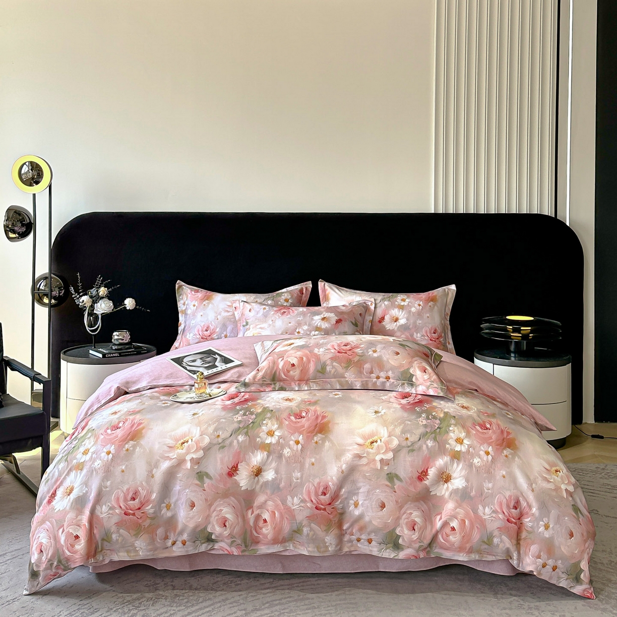 91家纺网 家纺一手货源 找家纺 （总）喜四方 2025新款加厚天丝棉磨毛数码印花四件套