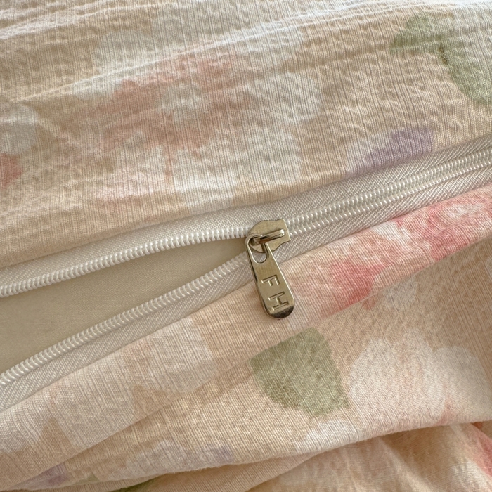 91家纺网 家纺一手货源 找家纺 繁花家居 2025学生季第二波木棉水洗棉四件套三件套跑量款 一速白茶