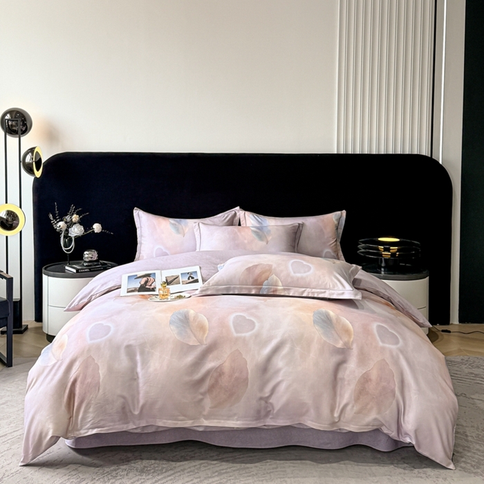 91家纺网 家纺一手货源 找家纺 （总）喜四方 2025新款加厚天丝棉磨毛数码印花四件套