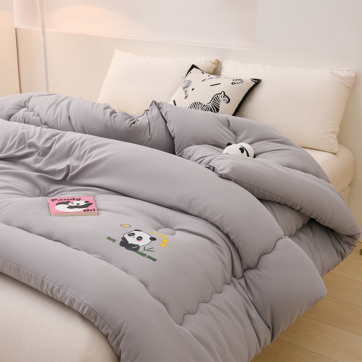 91家纺网 家纺一手货源 找家纺 （总）易展家居 2025新款水洗棉大豆被被子被芯冬被