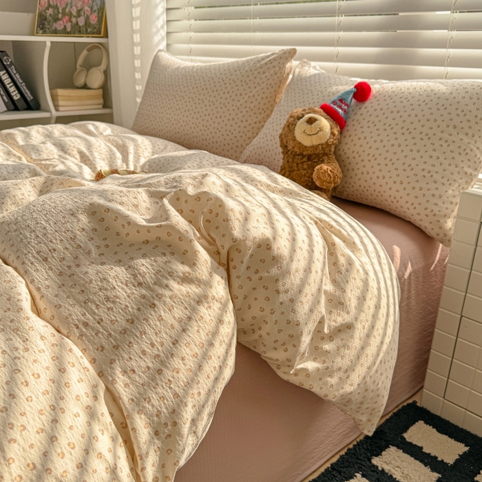 91家纺网 家纺一手货源 找家纺 繁花家居 2025学生季第二波木棉水洗棉四件套三件套跑量款 尤加利