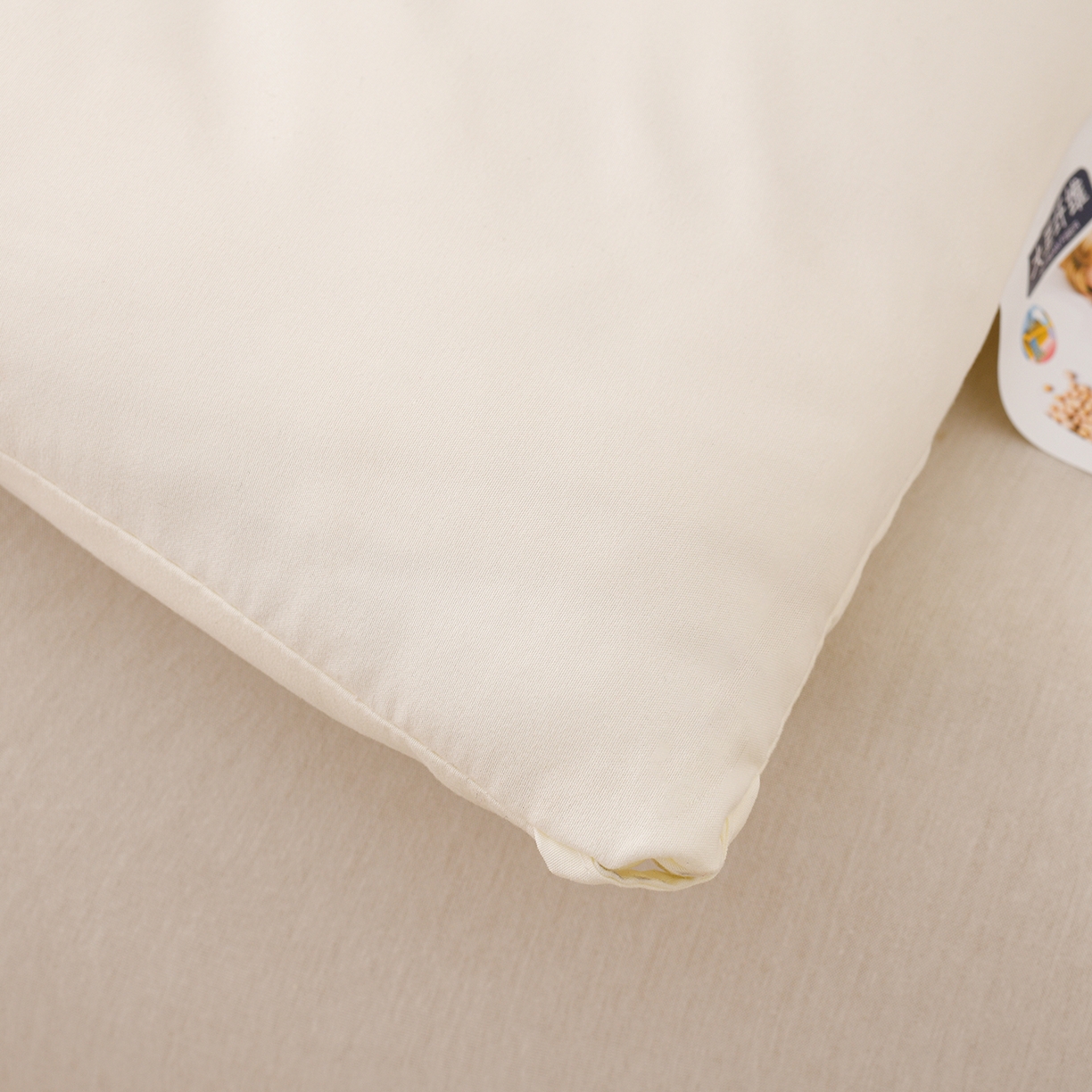 91家纺网 家纺一手货源 找家纺 易展家居 2025新款水洗棉大豆被 熊猫-象牙白