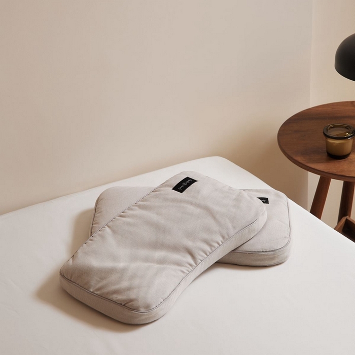 境月枕芯坊2025新款可调节黑苦荞麦枕 黑苦荞麦枕-浅咖30*50cm