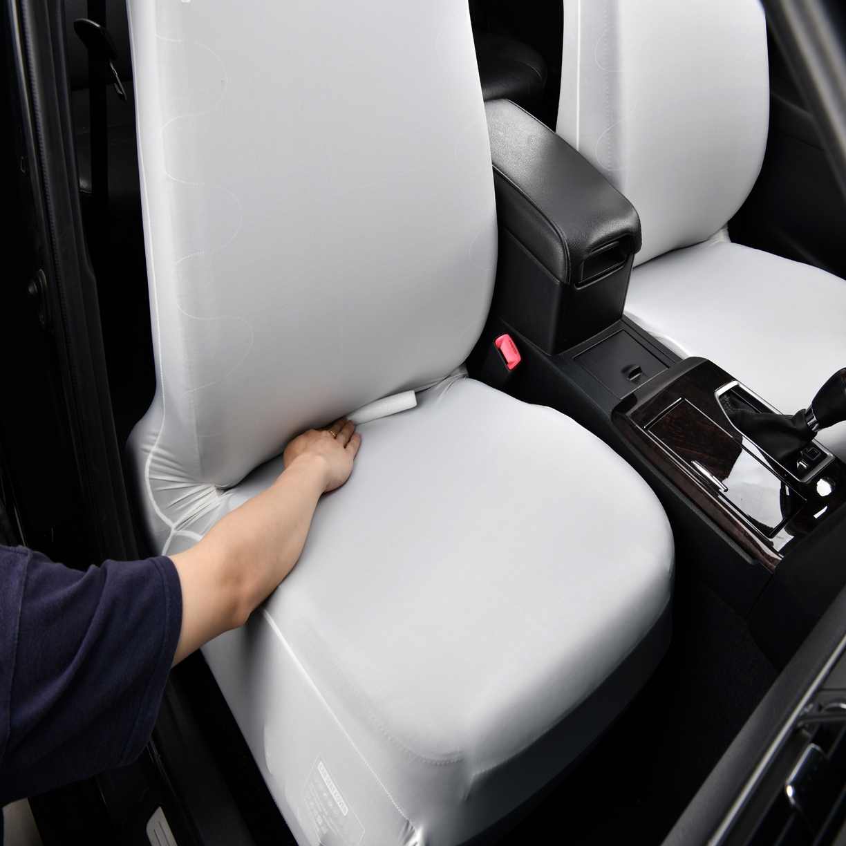 91家纺网 家纺一手货源 找家纺 （总）千彤沙发垫 2025新款凉感冰丝b-弹力全包围汽车前排座椅套单只 装