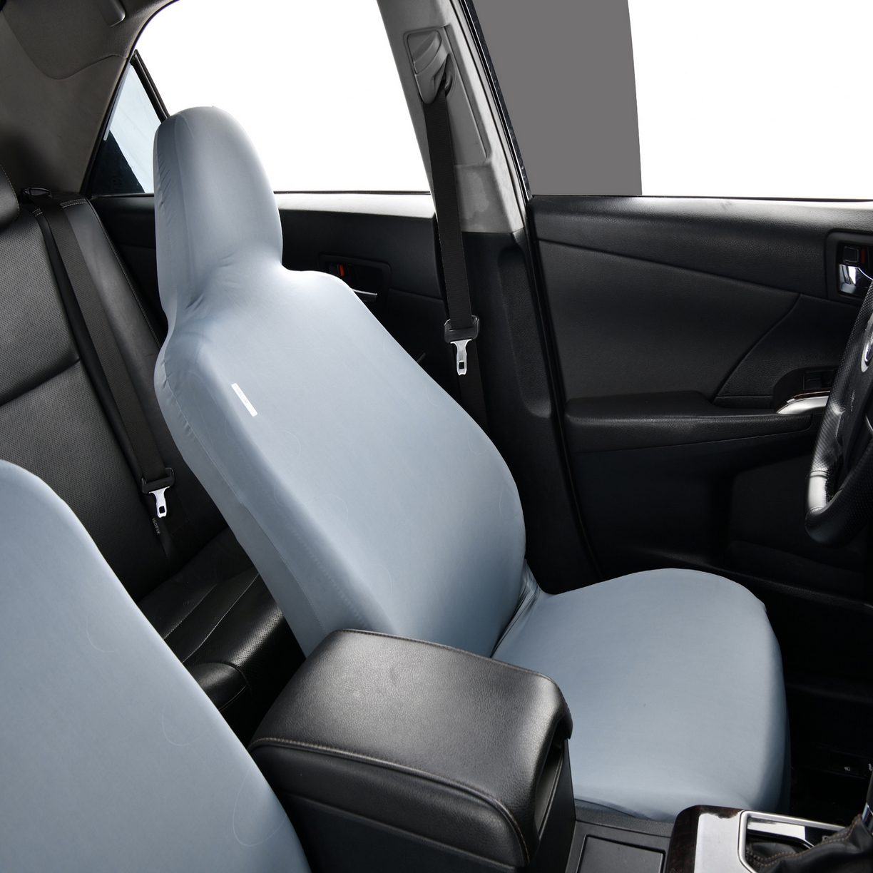 91家纺网 家纺一手货源 找家纺 千彤沙发垫 2025新款凉感冰丝b-弹力全包围汽车前排座椅套单只 装 冰雾蓝