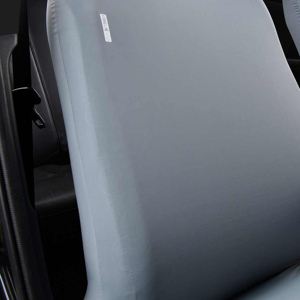 91家纺网 家纺一手货源 找家纺 千彤沙发垫 2025新款凉感冰丝b-弹力全包围汽车前排座椅套单只 装 冰雾蓝