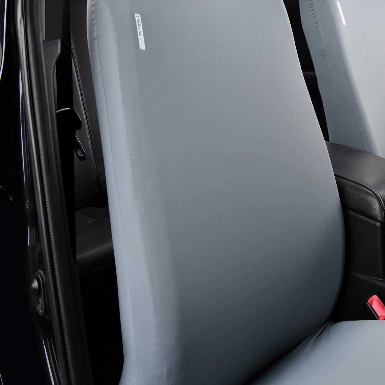 91家纺网 家纺一手货源 找家纺 千彤沙发垫 2025新款凉感冰丝b-弹力全包围汽车前排座椅套单只 装 冰雾蓝