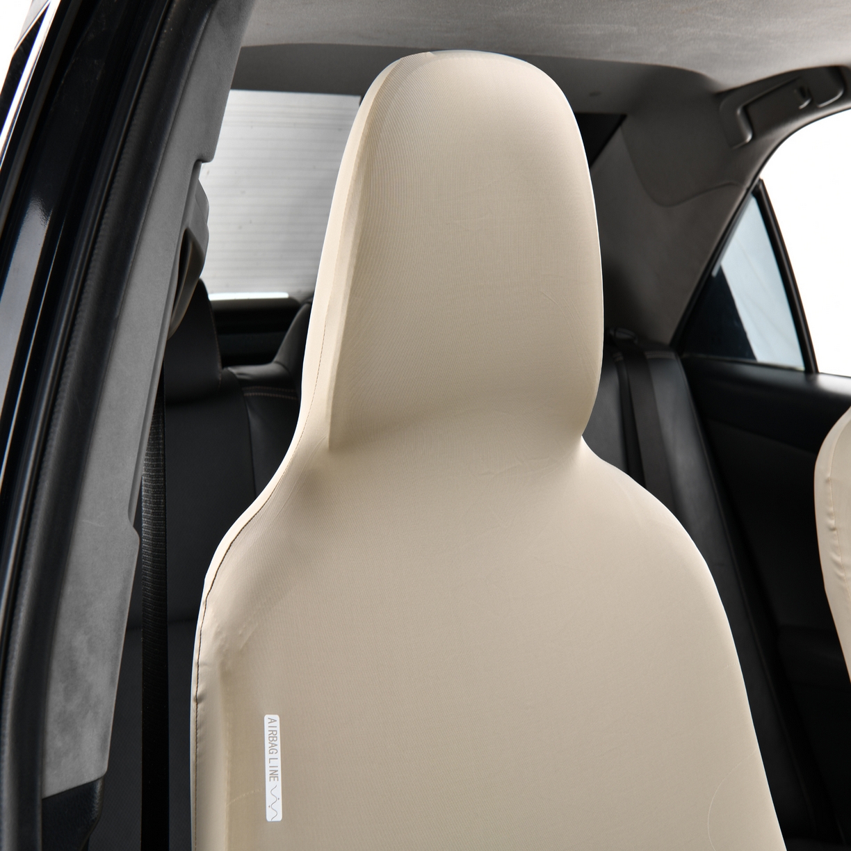 91家纺网 家纺一手货源 找家纺 千彤沙发垫 2025新款凉感冰丝b-弹力全包围汽车前排座椅套单只 装 米咖