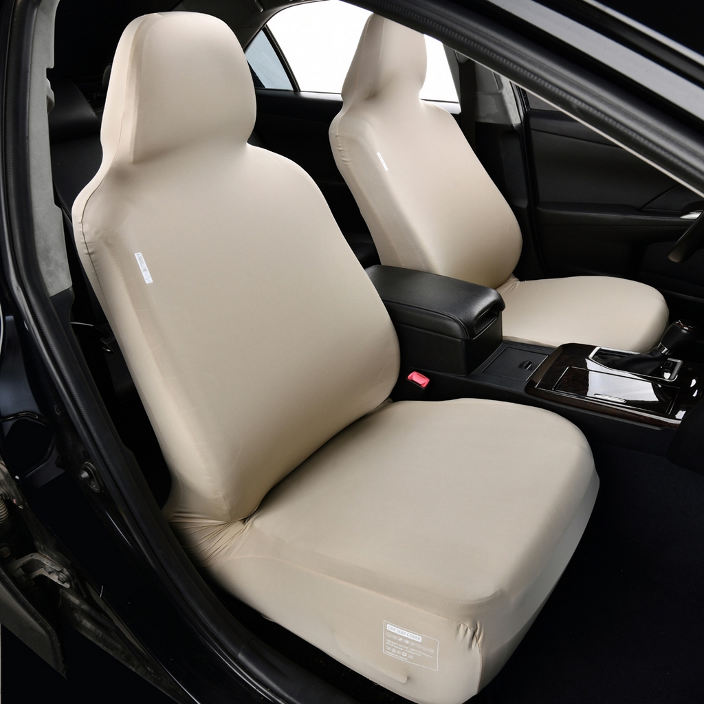 91家纺网 家纺一手货源 找家纺 千彤沙发垫 2025新款凉感冰丝b-弹力全包围汽车前排座椅套单只 装 米咖