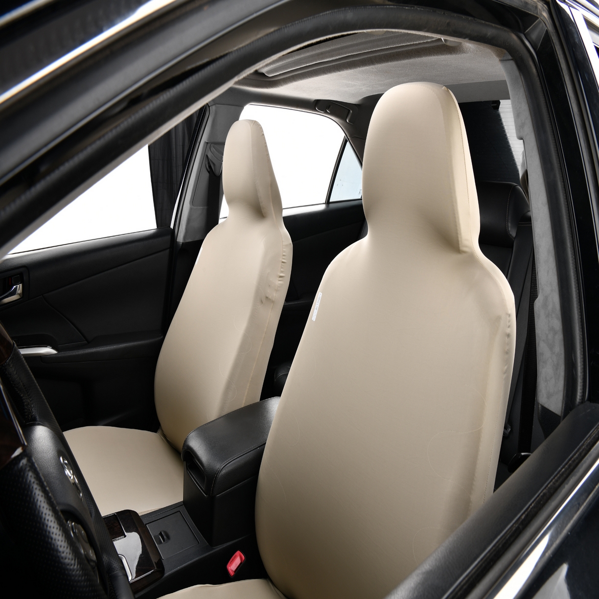 91家纺网 家纺一手货源 找家纺 千彤沙发垫 2025新款凉感冰丝b-弹力全包围汽车前排座椅套单只 装 米咖