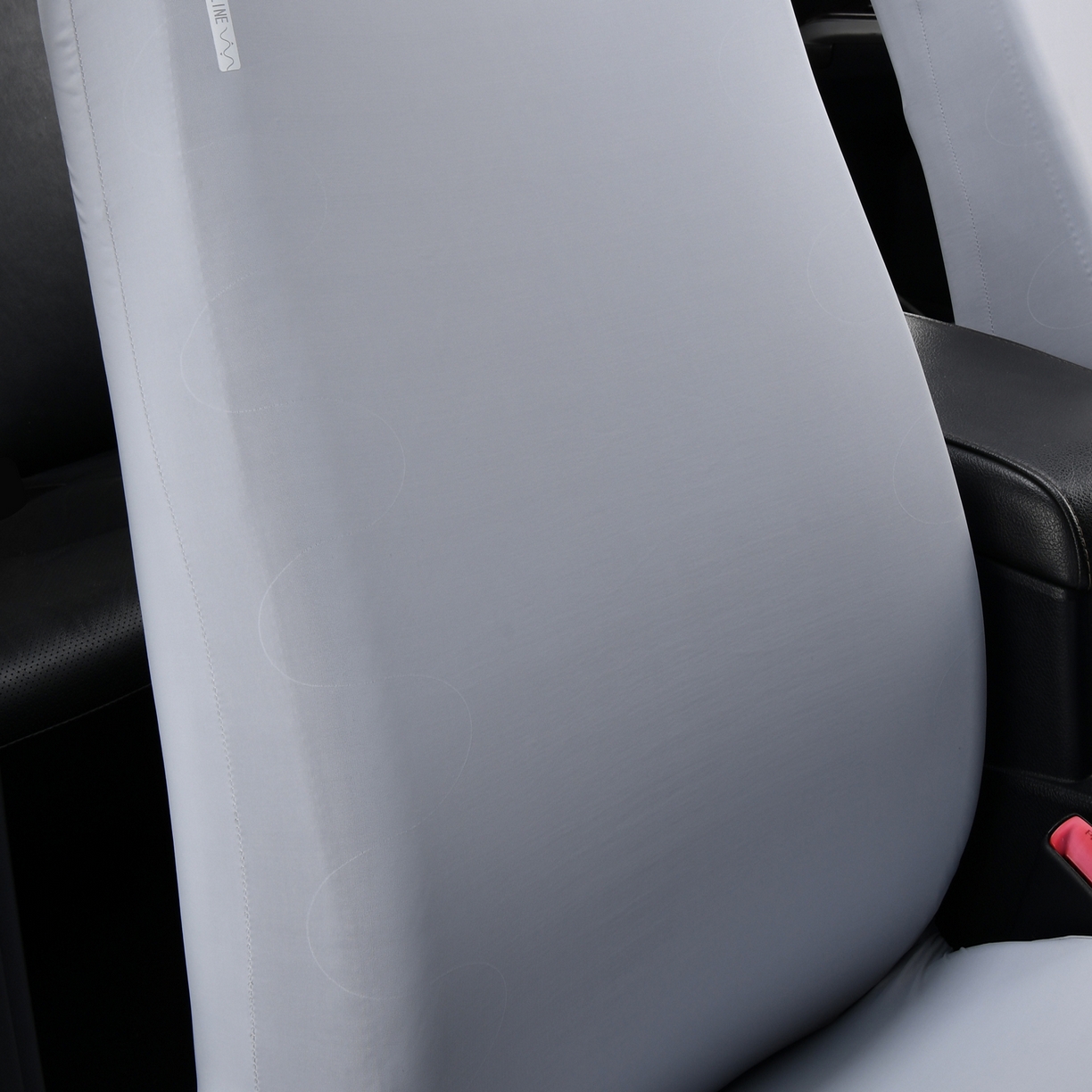 91家纺网 家纺一手货源 找家纺 千彤沙发垫 2025新款凉感冰丝b-弹力全包围汽车前排座椅套单只 装 银灰