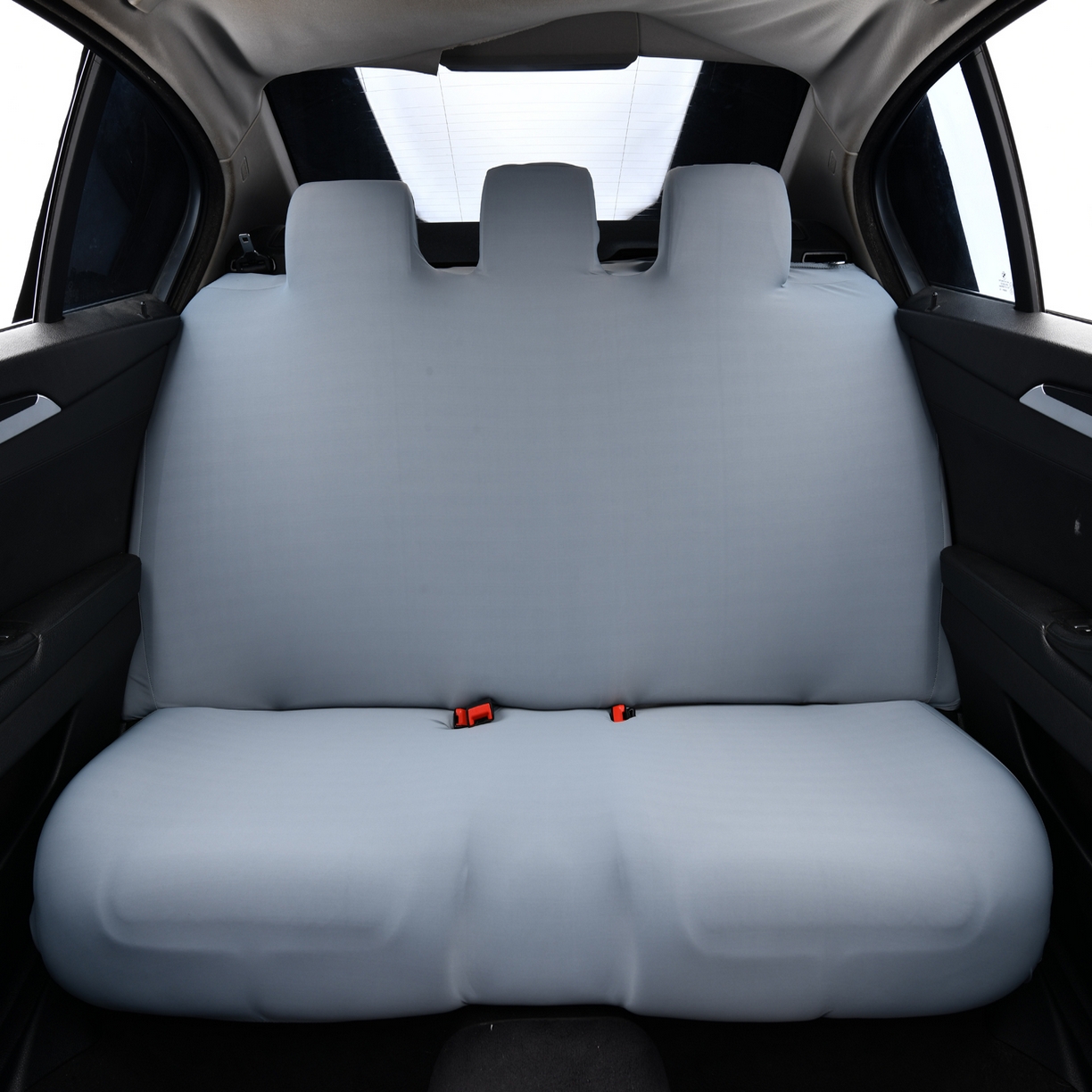 91家纺网 家纺一手货源 找家纺 千彤沙发垫 2025新款凉感冰丝b-弹力全包汽车后排三人座椅套 冰雾蓝