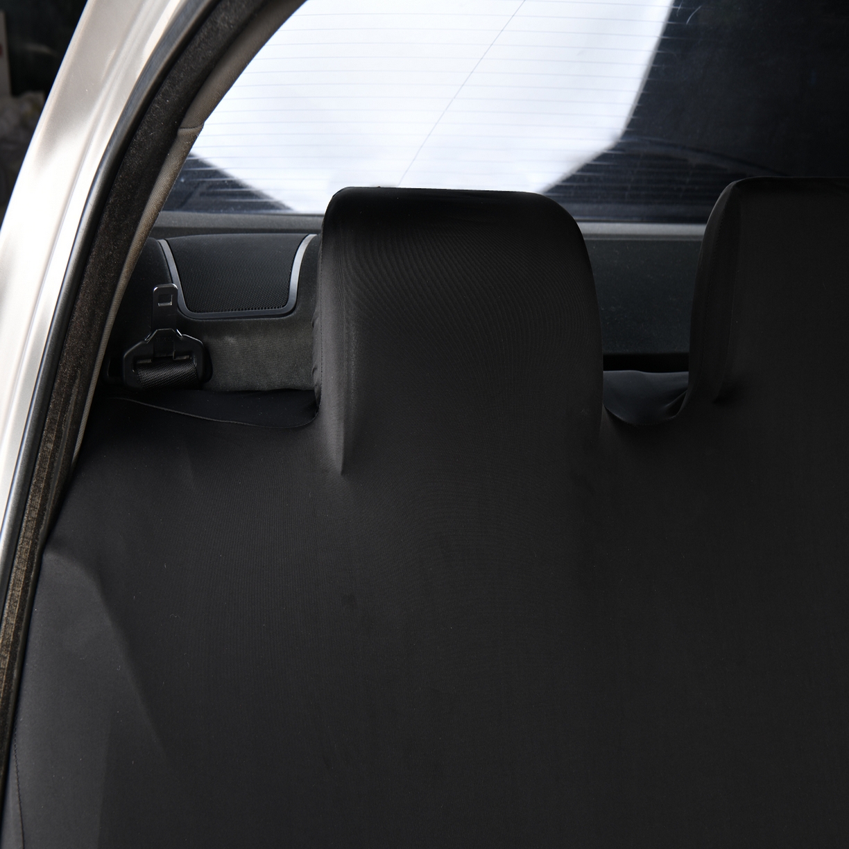 91家纺网 家纺一手货源 找家纺 千彤沙发垫 2025新款凉感冰丝b-弹力全包汽车后排三人座椅套 黑色