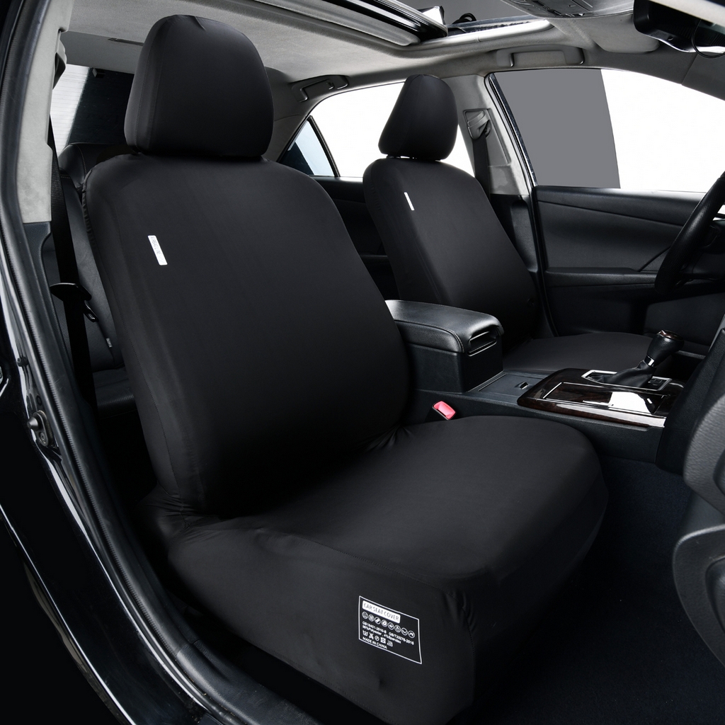 91家纺网 家纺一手货源 找家纺 千彤沙发垫 2025新款凉感冰丝a-弹力全包围 汽车前排座椅套单只装 黑色