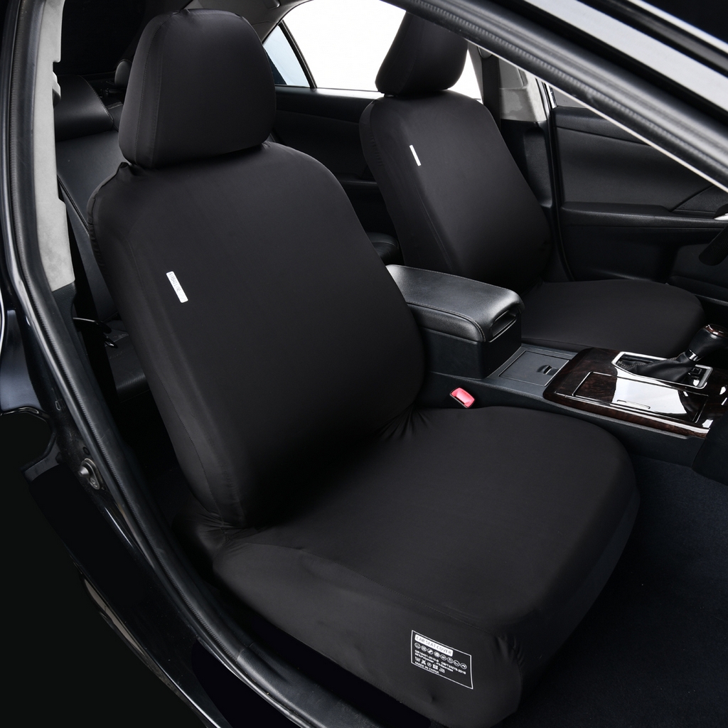 91家纺网 家纺一手货源 找家纺 千彤沙发垫 2025新款凉感冰丝a-弹力全包围 汽车前排座椅套单只装 黑色