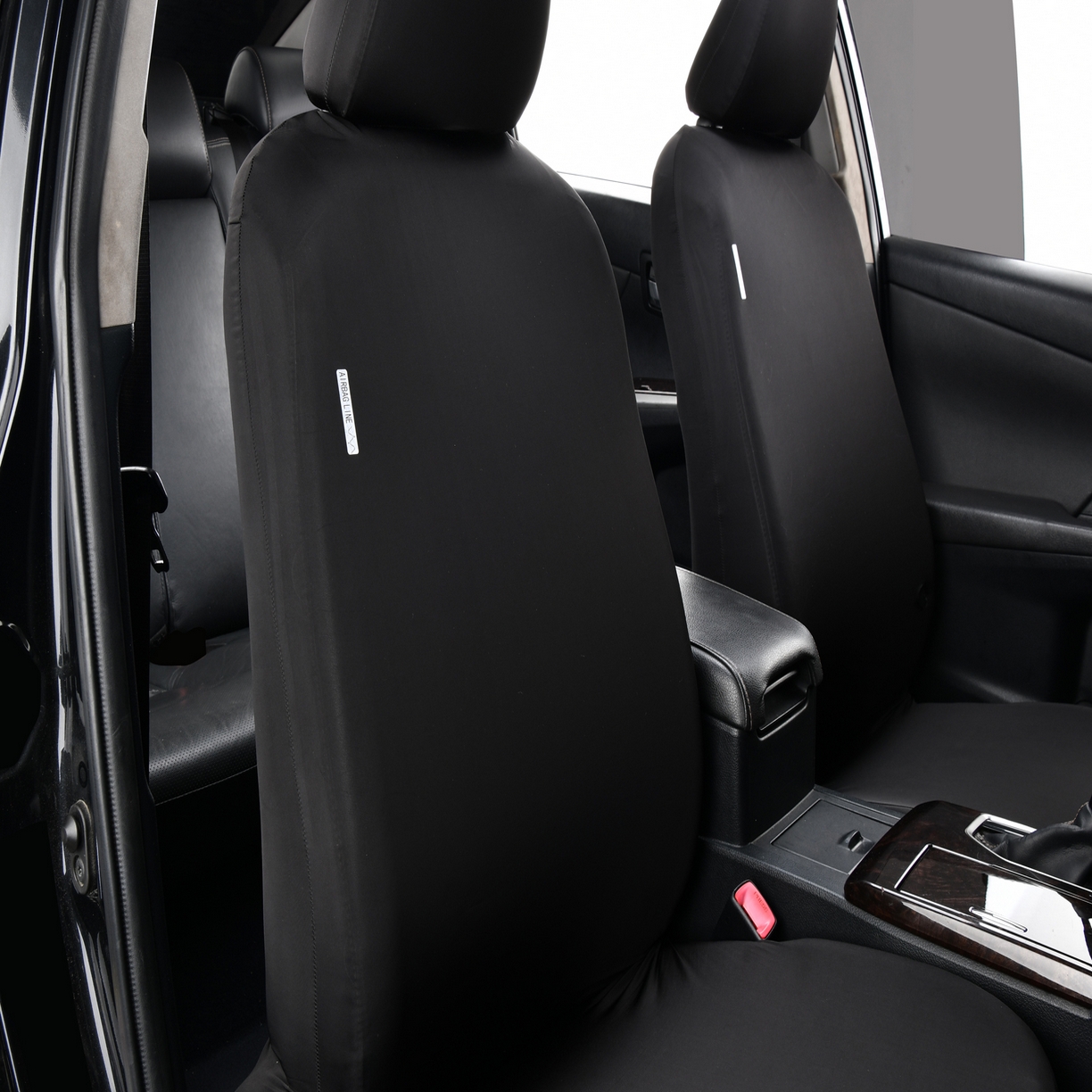 91家纺网 家纺一手货源 找家纺 千彤沙发垫 2025新款凉感冰丝a-弹力全包围 汽车前排座椅套单只装 黑色